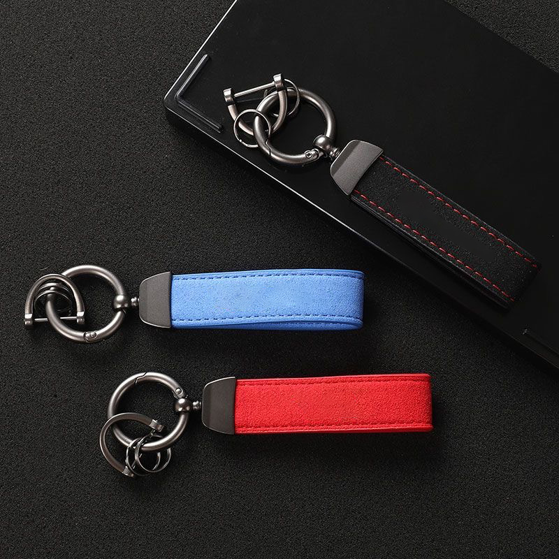 Luxury Xmas Bags - Chaveiro de carro de couro de
