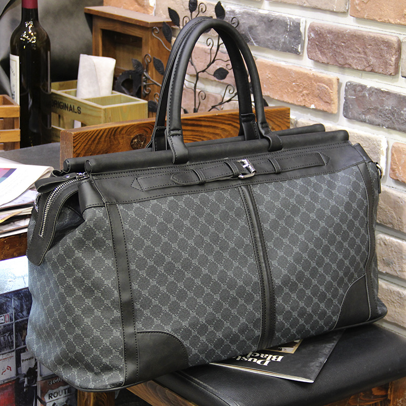Luxury Bags For Travel - Moda xadrez saco de viagem masculino