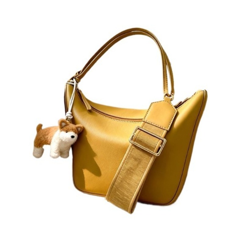 Luxury Bags Yellow - Bolsa Tiracolo Amarela Portátil para Mulheres,