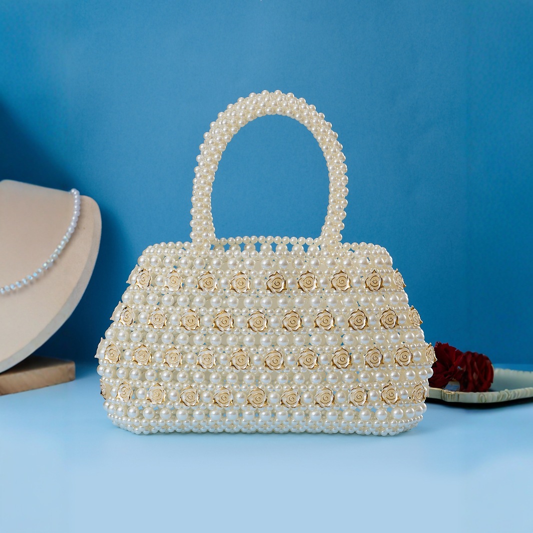 Luxury Bags Classy - Bolsa artesanal com miçangas, bolsa completa