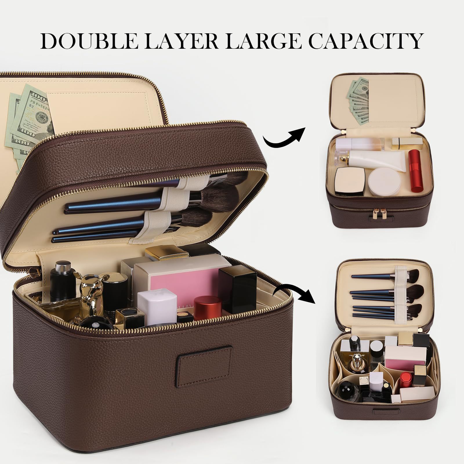 Luxury Bags For Travel - Bolsa de Cosméticos de Luxo de