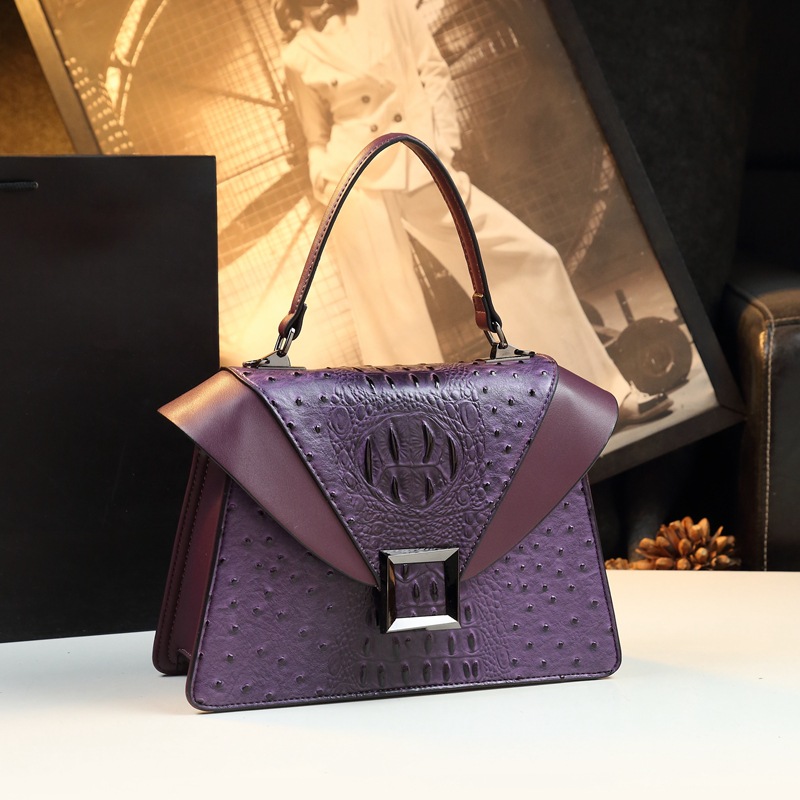 Luxury Bags Paris - Bolsa de Fraldas de Couro Transversal