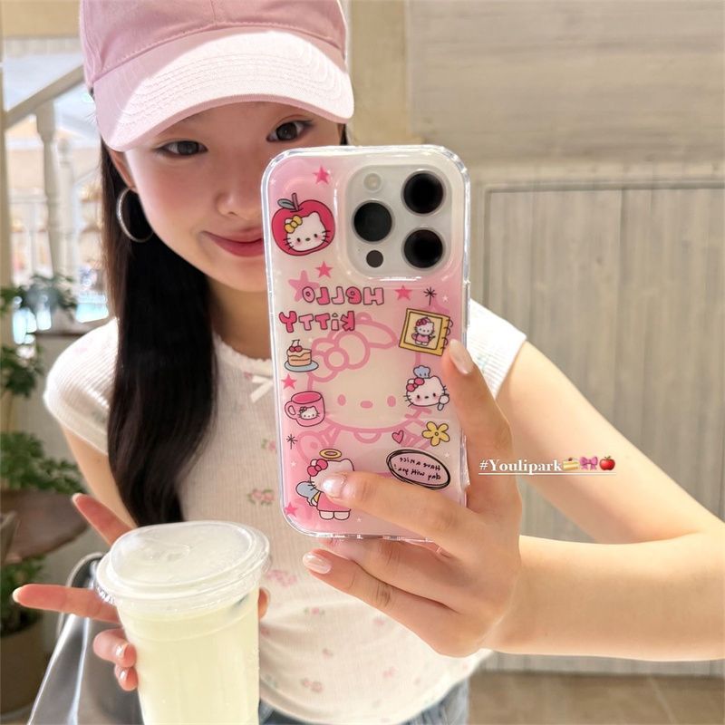 Luxury Bags From Japan - Capa de Celular Hello Kitty Desenho