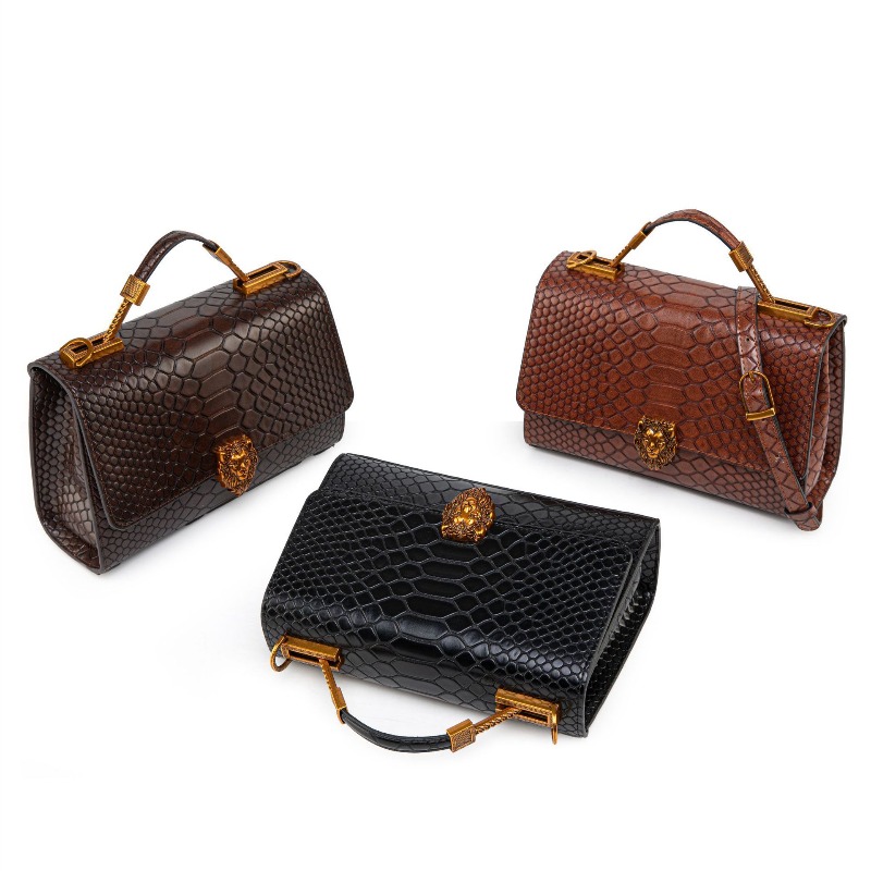 Luxury Bags Paris - Bolsa Mensageira de Couro Luxuosa e