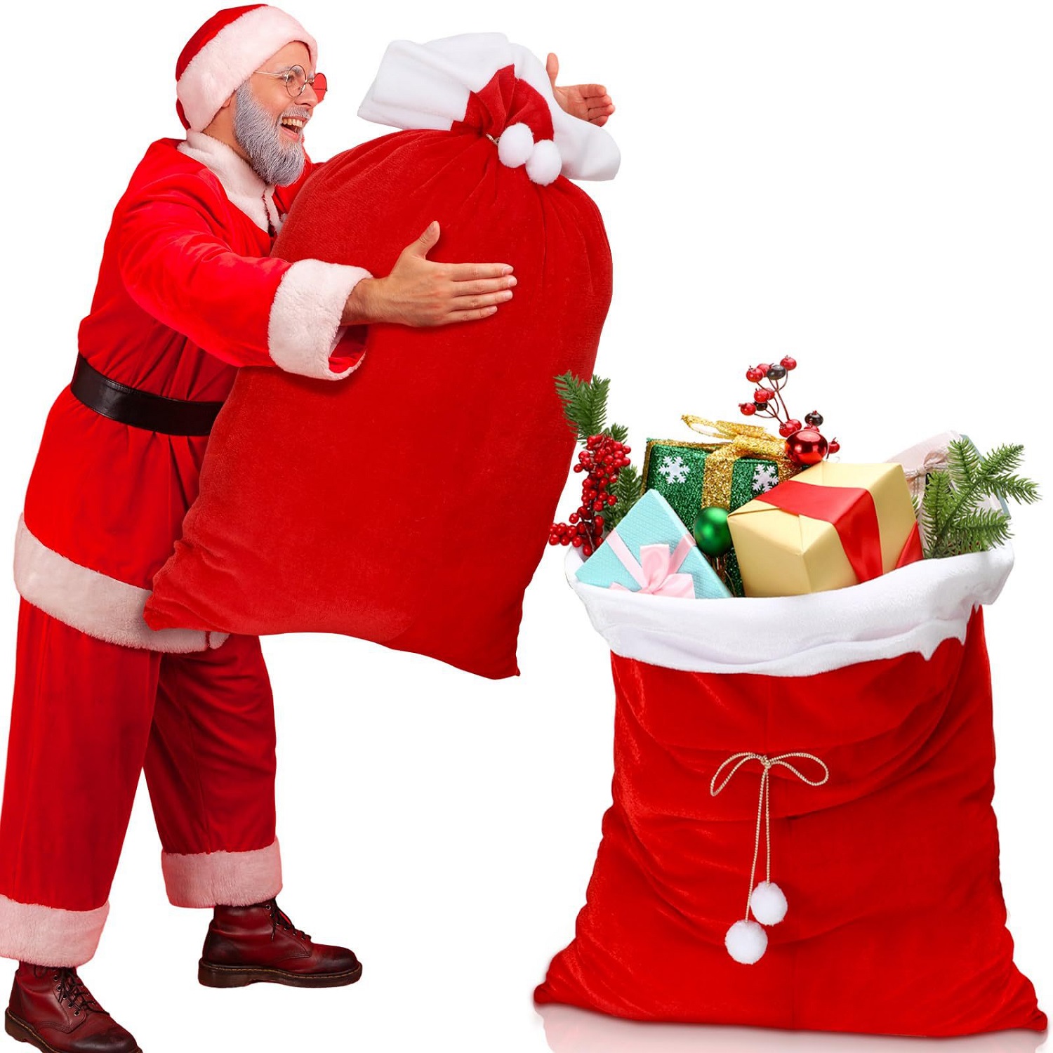 Sacos de presente de Natal de  - Luxury Xmas Bags avaliação e preço