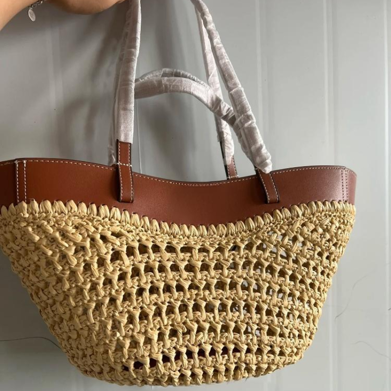 Marca oco tecido saco de praia - Luxury Bags For Travel avaliação e preço