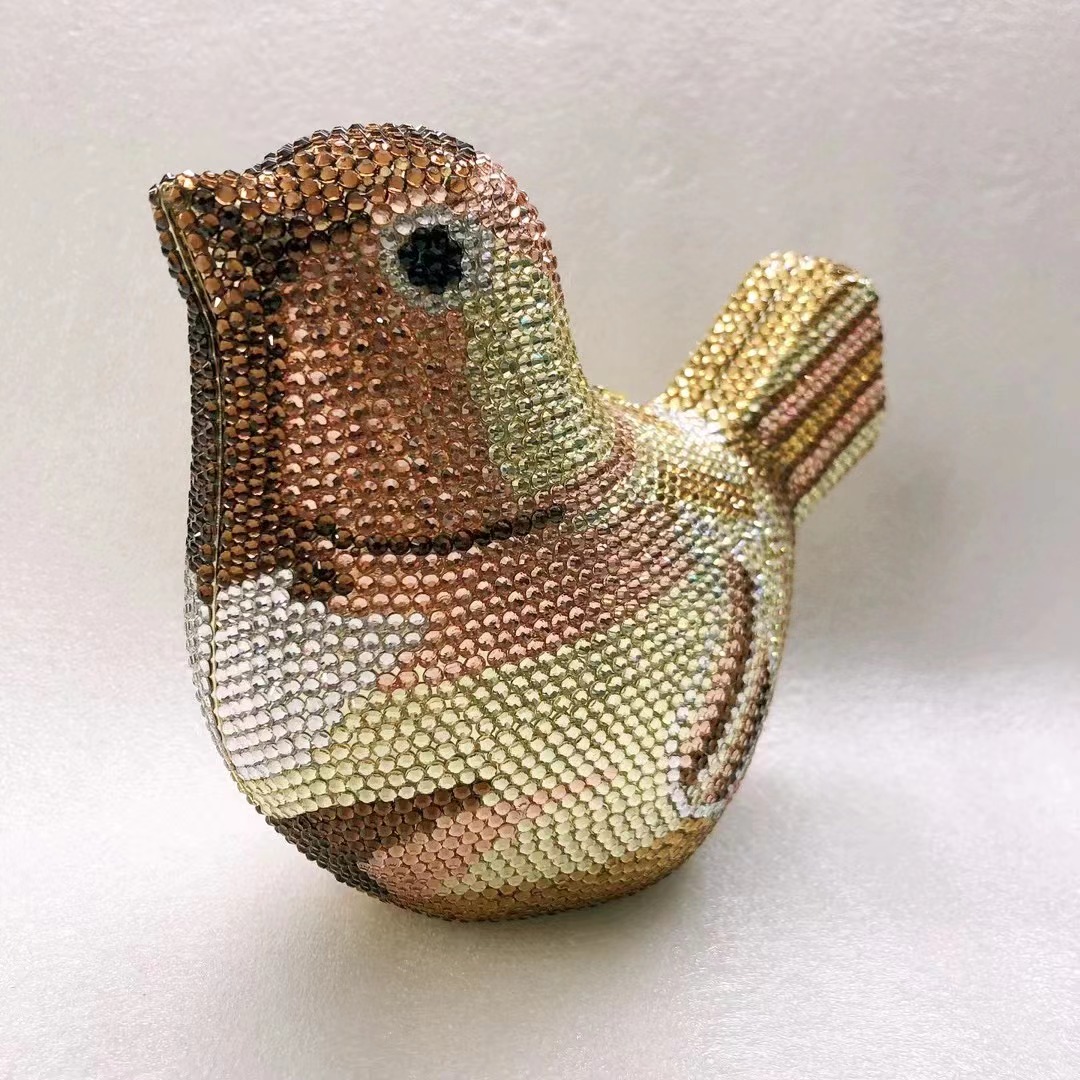Pássaro Diamante Saco De Noite - Luxury Bags Yellow avaliação e preço