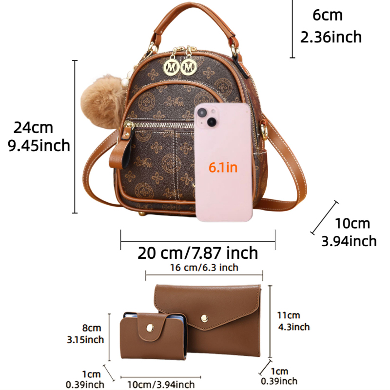 Conjunto de 3 peças de bolsas  - Luxury Bags & Leather Repair Of Atlanta Photos avaliação e preço