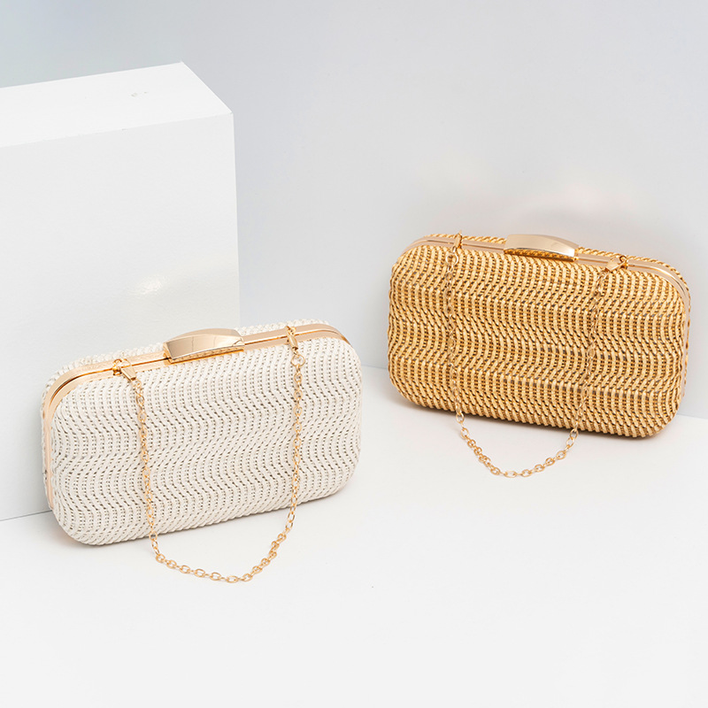 Saco de embreagem de palha ama - Luxury Bags Yellow avaliação e preço