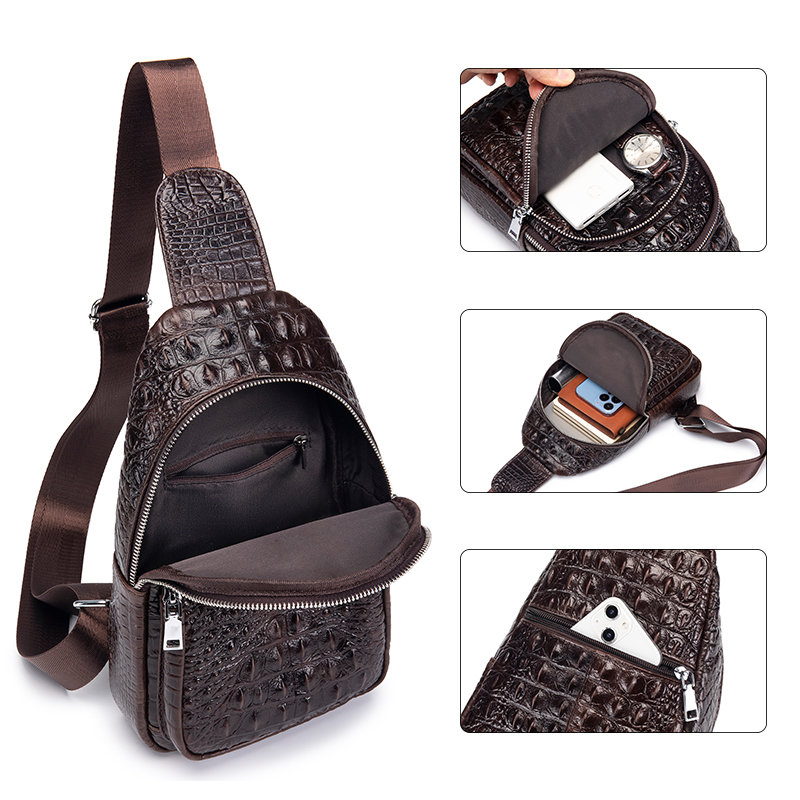 Bolsa de Peito Masculina SCHLA - Luxury Bags Sling avaliação e preço