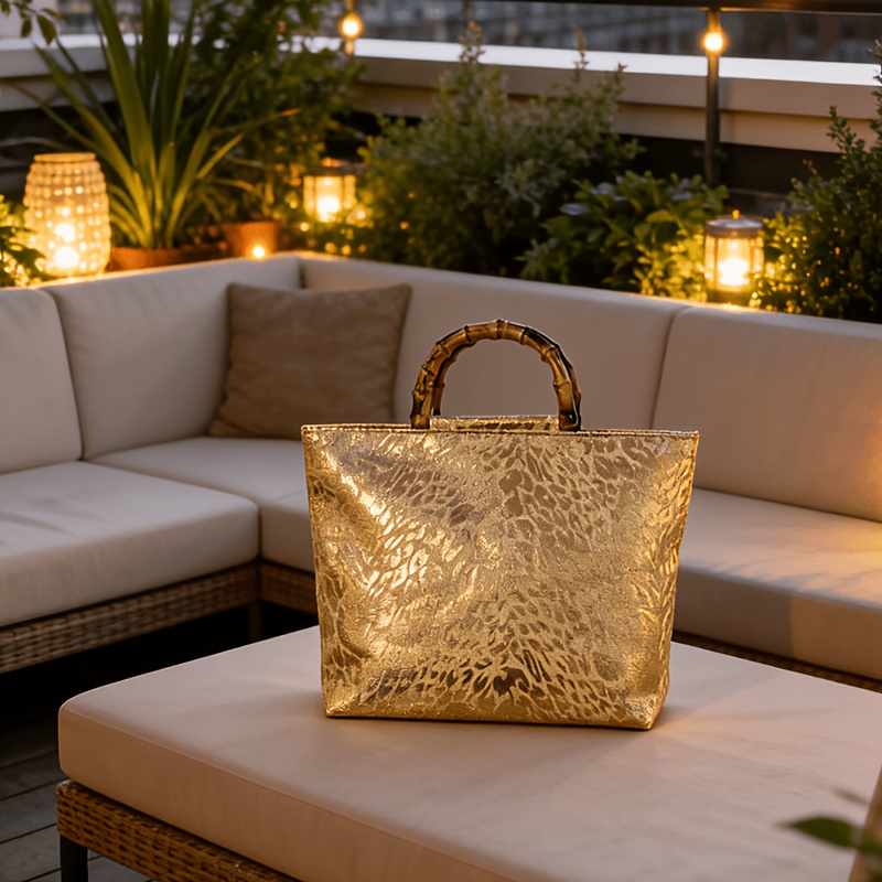 Bolsa tote feminina em jacquar - Luxury Bag Collection avaliação e preço