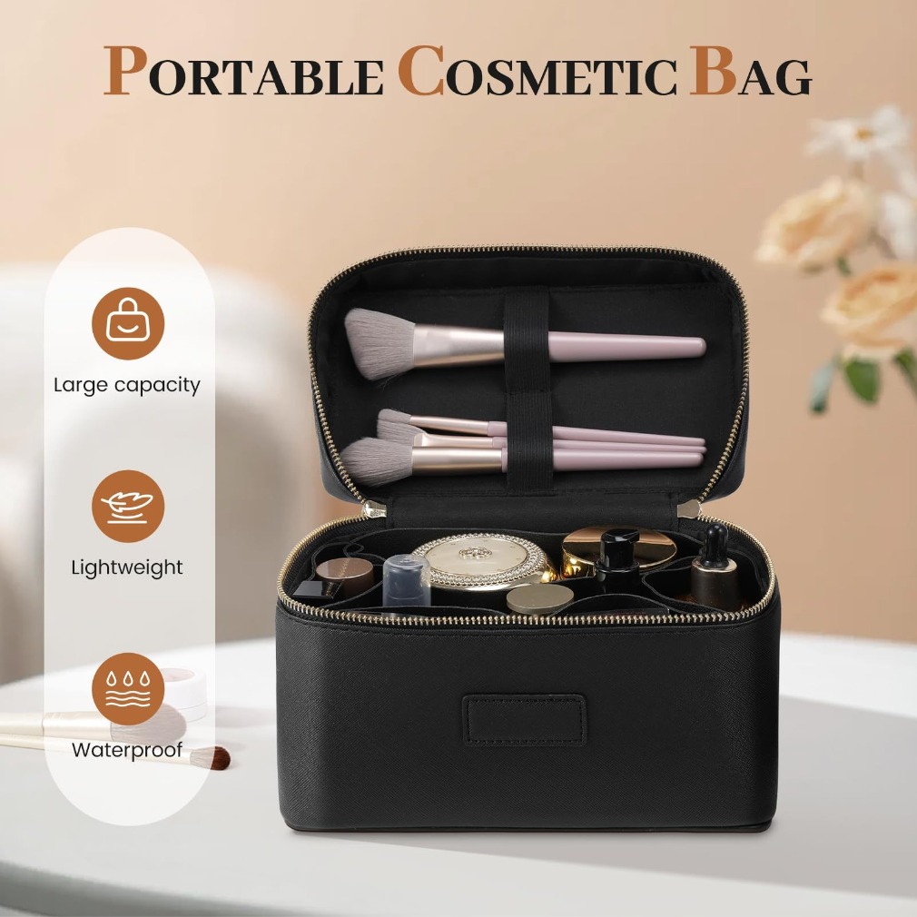 Bolsa de Maquiagem de Couro co - Luxury Bags For Travel avaliação e preço