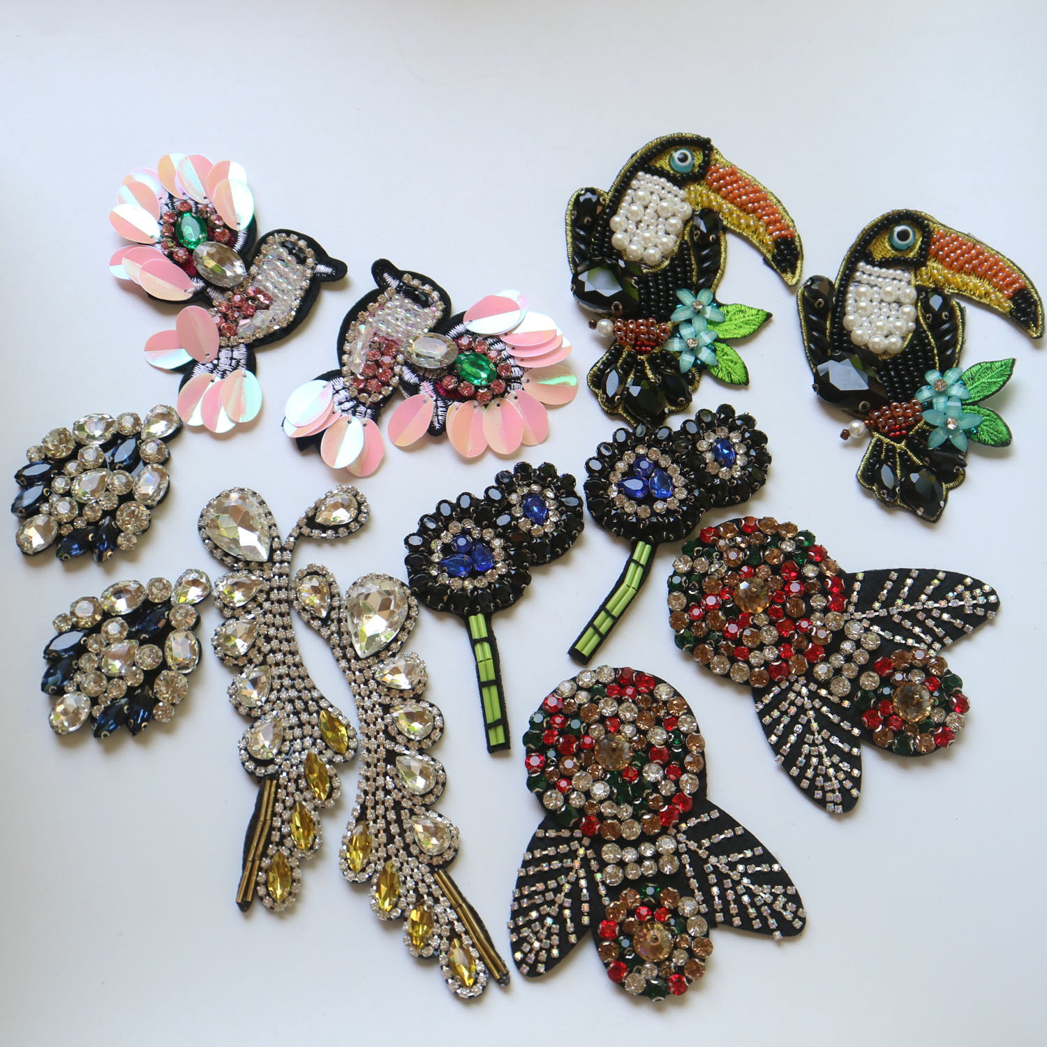2 pc/lote remendos de strass d - Luxury Bags Photos avaliação e preço