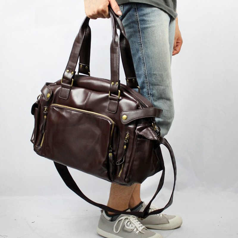 Casual boston bolsa masculina  - Luxury Bags For Travel avaliação e preço